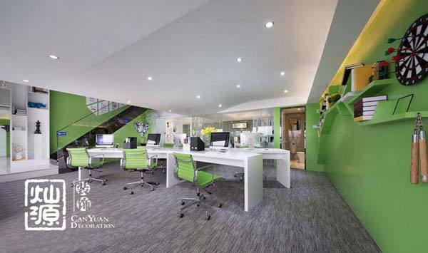 廣影時代廣場南寧loft辦公室設(shè)計案例賞析